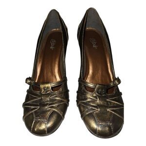 Diba Women's Bronze Heels SZ 8M